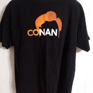 Conan O'Brian TV Talk Show Comedy Black T-Shirt